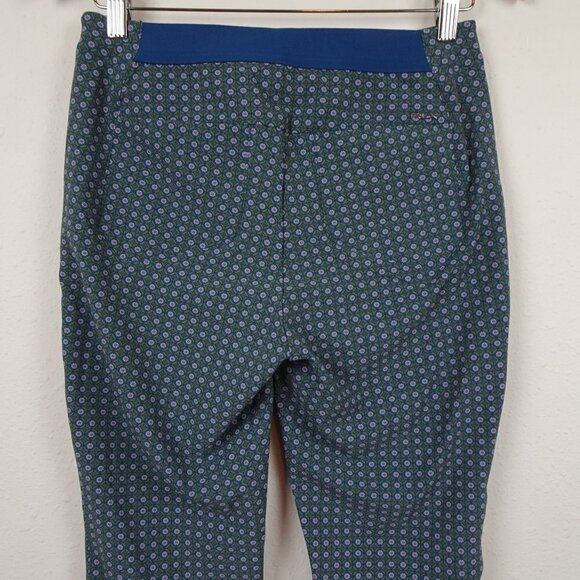 RLX Ralph Lauren Golf Pants Women's Size 2 Green Floral Print Stretch - Picture 5 of 11